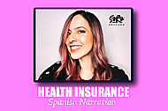 HEALTH INSURANCE Narration with a trusworthy, friendly and confident voice Banner Image