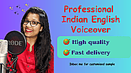 Professional Indian Accent English Voice Over for Your Project Banner Image