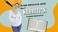 Authentic, Engaging, & Professional Narrator Banner Image
