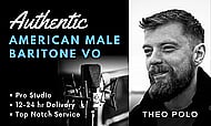Your :15 - :30 TV Ad with Authentic, Masculine, Conversational, Bold Voice! Banner Image