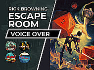 Escape Room Voice: Fun, Dynamic, Explainer, Real Banner Image