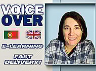 A portuguese or english Engaging Voice for Your Elearning Video Banner Image