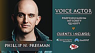 Deep, Dynamic, Male Voice Over for Television Banner Image