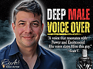 Deep, Epic, Warm Voice Over for Online Ad Banner Image