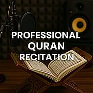 Professional Quran Recitation with Clear Tajweed and Studio Quality Audio Banner Image