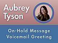 A Clear, Friendly, and Engaging On-Hold Message or Voicemail Greeting Banner Image
