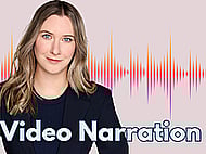 Believable, Professional Female Voice for Video Narration Banner Image