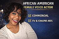 African American Female Voice Actor | Warm, Engaging, Professional Banner Image