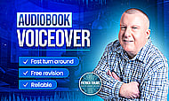 A Natural, Engaging Voice Over for Your Audiobook Banner Image