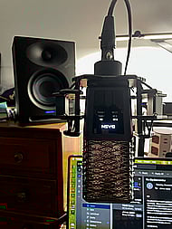 A professor in a voice actors role, an Elearning first choice Banner Image