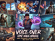 Character & Narrative Male Voice Actor | Video Game Voice Banner Image