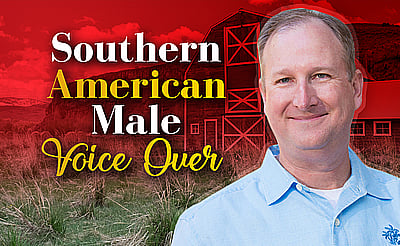 A warm, engaging, southern american male VoiceOver for your online ad