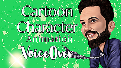 A fun cartoon character, evil villain, animation sidekick, male voiceover