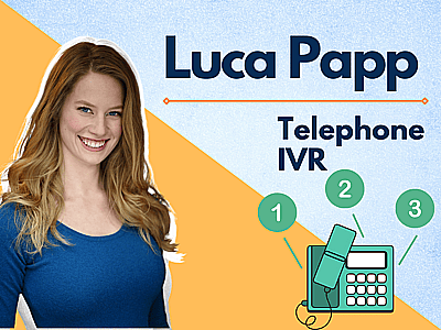 Warm, Engaging Voice For Telephone/IVR/Auto Attendant