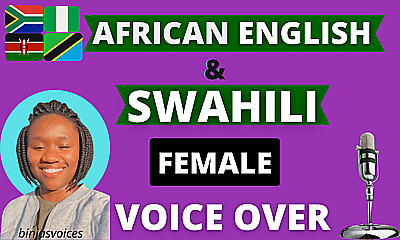 Professional, Dynamic Voice Over for Your Swahili Project
