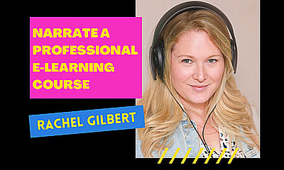 An engaging, professional eLearning or corporate narration voiceover