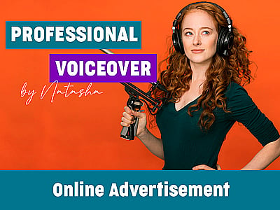 Believeable, conversational, friendly voice for your Online Ad