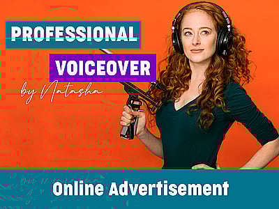 Believeable, conversational, friendly voice for your Online Ad