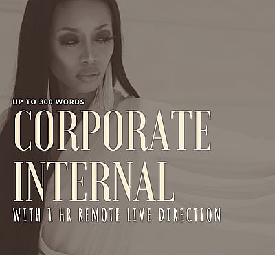 Corporate Internal Video Narration - Professional Female VO - Live Direct