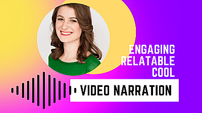A Calm, Natural , Engaging, Authentic delivery for your Video Narration