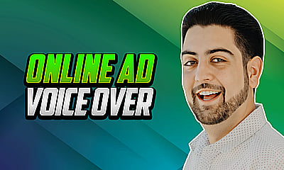 Young Millennial American Male Voice Over for your Online Ad
