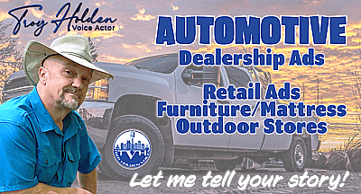 Versatile Car and Truck Voice for Automotive and Retail Spots
