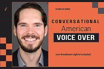 Conversational Voice Over for your Television Ads guy next door, millenial