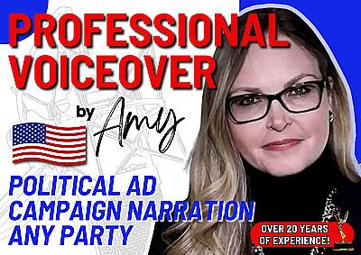 A Compelling, Trustworthy Female Voice for Your Political Ad Campaign