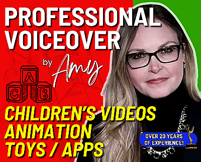 A Warm, Fun Female Voice for Your Children's Book, Animation, Toy, or Game