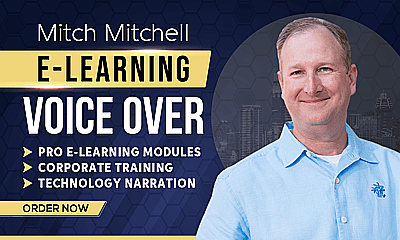 American english elearning training educational voice over narrator