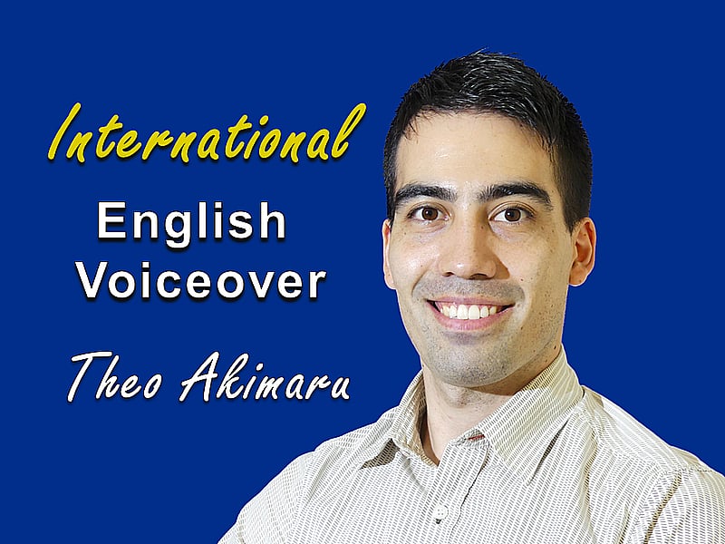 An international English voice over with a deep and engaging voice