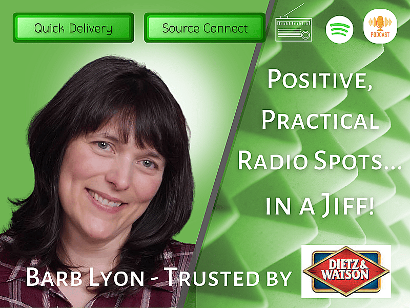 A Warm, Positive and Practical Voice for your Radio Spots.