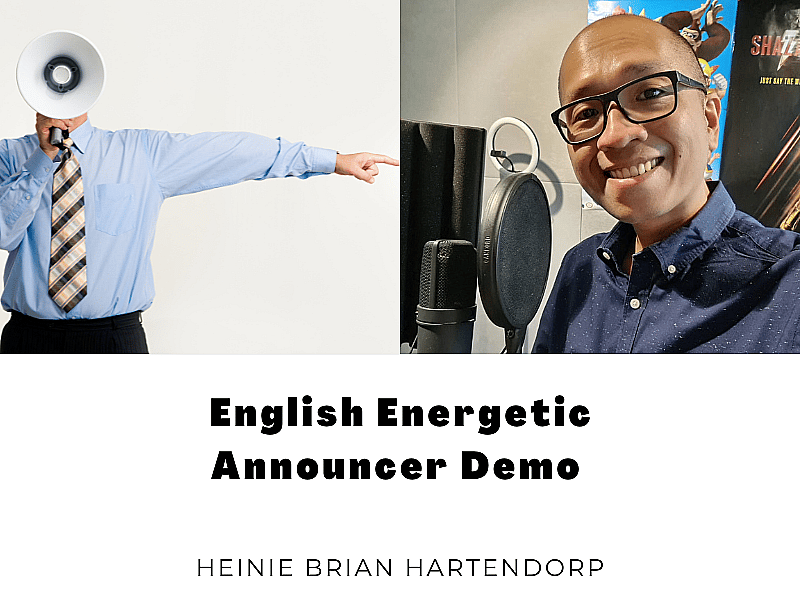 An Energetic Announcer Read in English for your Radio Ad