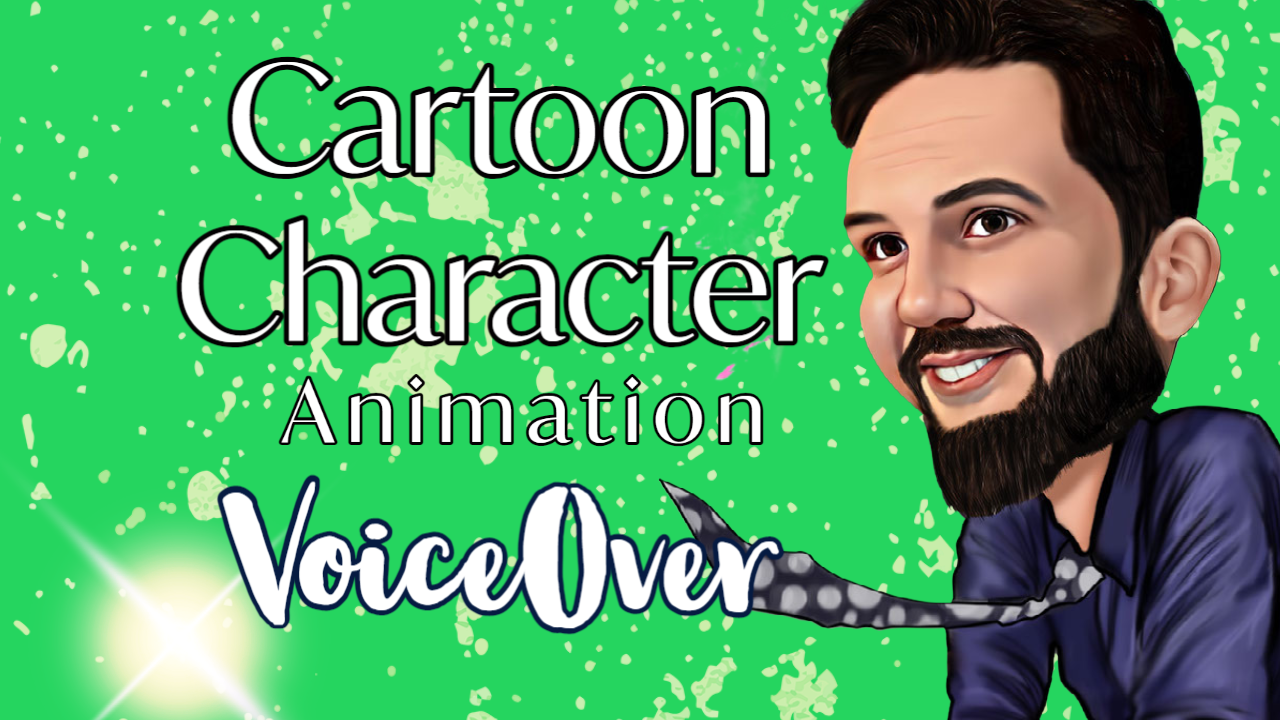 a fun cartoon character, evil villain, animation sidekick, male voiceover